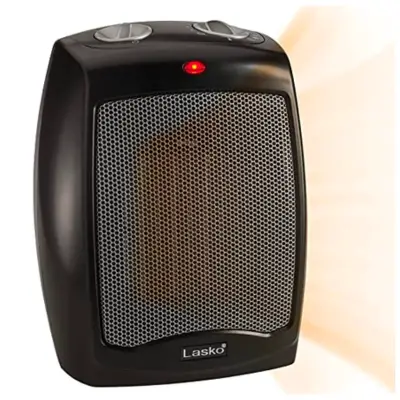 5. Lasko Ceramic Space Heater with Adjustable Thermostat