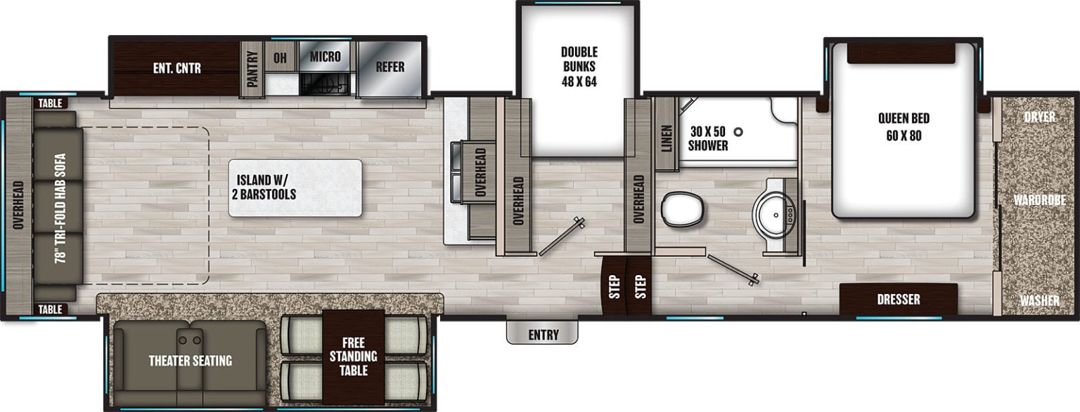 5th Wheel Bunkhouse The Best Options for Sleeping Space