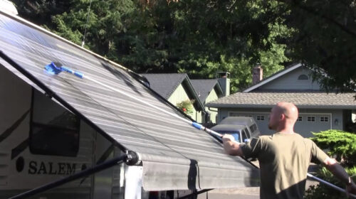 clean your rv awning