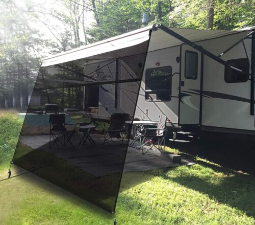 a sunshade is a great addition to your RV awning