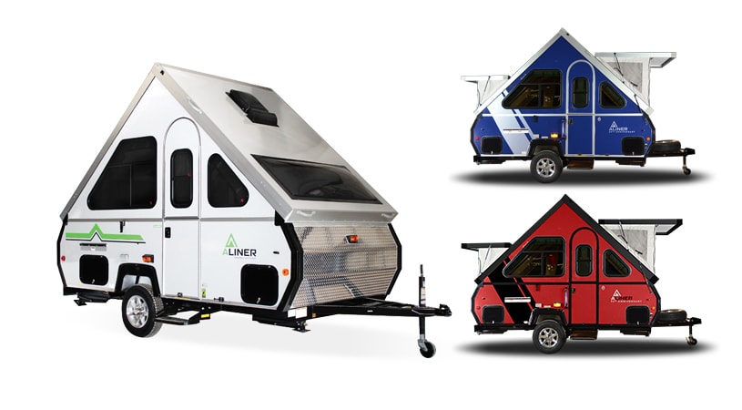travel trailers under 2000 pounds with bathroom
