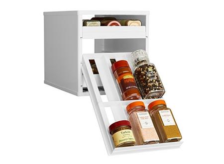 YouCopia Original 18 Bottle Spice Organizer with Universal Drawers