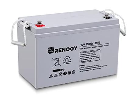 Best RV Marine Battery: Renogy Deep Cycle AGM Battery 12 Volt 100Ah