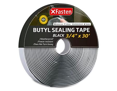 Best Fiberglass Roof Sealant: XFasten Black Butyl Seal Tape