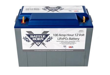 Battle Born 100 Ah LiFePO4 12 Volt Deep Cycle Battery