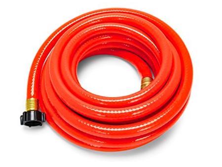 Best RV Black Water Hose:  Camco 25ft RhinoFLEX Gray/Black Water Tank Clean Out Hose