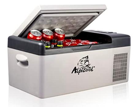 Best 12 Volt Travel Cooler: Alpicool C15 Portable Refrigerator