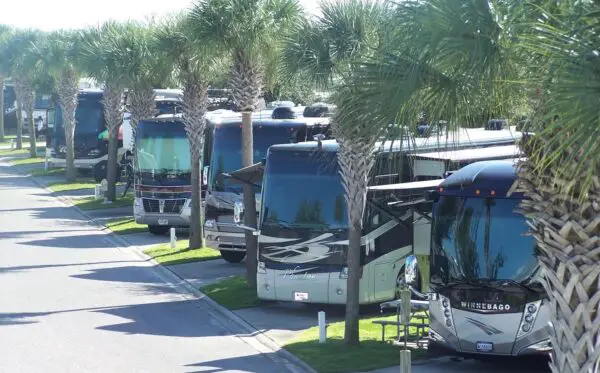 Emerald Beach RV Park is one of the best Florida Panhandle RV parks