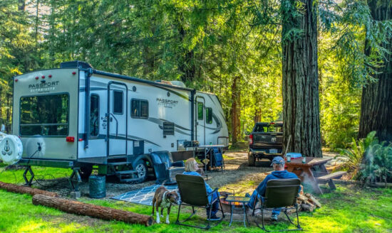 Ramblin' Redwoods Campground & RV Park in southern california