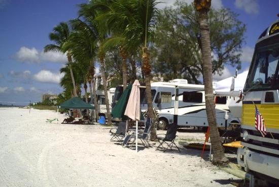 beachfront rv sites in florida