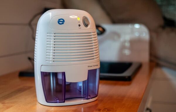 a portable dehumidifier is great for small RV