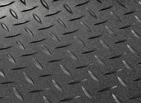 Best Overall RV Flooring:  RV Trailer Diamond Plate Pattern Flooring