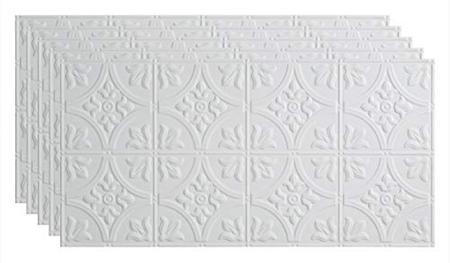 Best RV Ceiling Panels: Fasade 2 Matte White Glue Up Ceiling Tile 